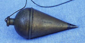 Dietzgen Internal Reel Brass Plumb Bob