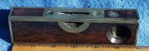 #10 Stratton Brothers 6" Brass Bound Rosewood Level