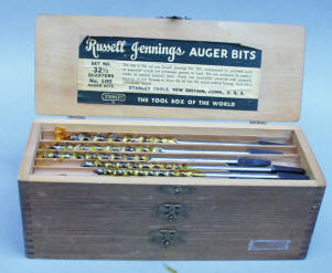 13 Piece Stanley Russell Jennings Auger Drill Bit Se