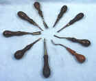 Rosewood Handle Leather Tools