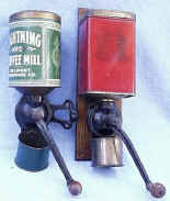 tin litho coffee grinder