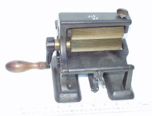 Adams Patent Machine Fluter