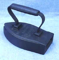 antique gasjet iron