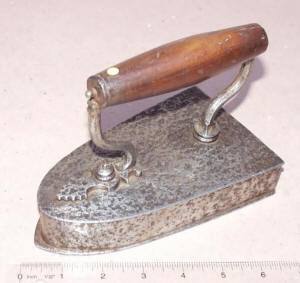 Primitive 
	Decorated Drop-in-the-Back Box Iron