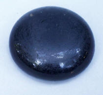 Black 
	Blown Glass Slikenstone / Smoothing Stone
