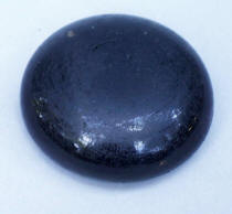 Black 
	Blown Glass Slikenstone / Smoothing Stone