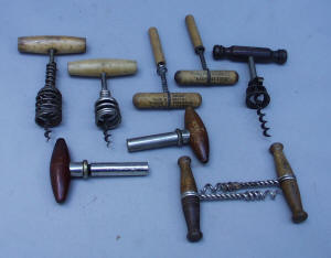 antique corkscrews