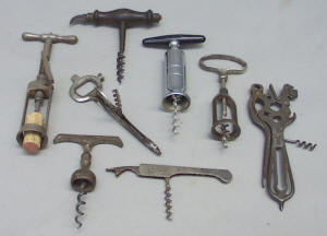 antique corkscrews