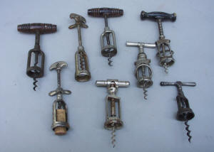 antique corkscrews
