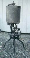 Antique Cast Iron Base Gear Driven Butter Churn