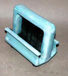 Porcelier Blue Iridescent Porcelain Electric Toaster