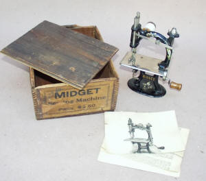 Midget TSM / Toy Sewing Machine in Original Box