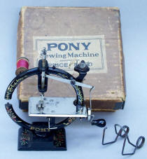 The 
	Pony Cast Iron Round Sewing Machine