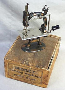 Midget Toy / Travel Size / Child-Size Antique Sewing Machine