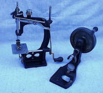 Spenser Sewing Machine with Auxiliary Crank