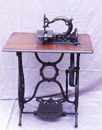 Patented Secor 
	Treadle Sewing Machine