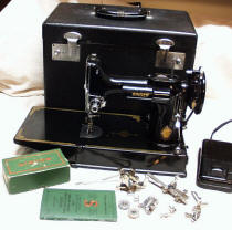 1951-52 Centennial Model Singer Featherweight 221 Sewing Machine